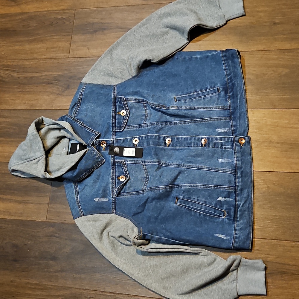 ♦️♦️DENIM JACKET - MEDIUM WASH  SZ 2X - Picture 5 of 12